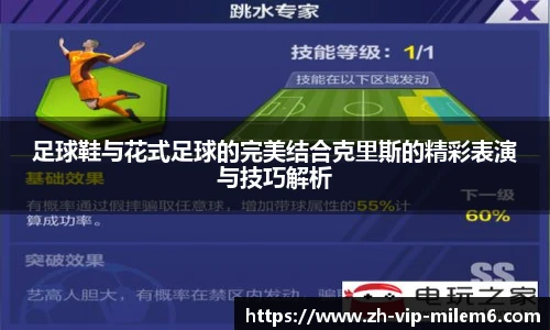 足球鞋与花式足球的完美结合克里斯的精彩表演与技巧解析